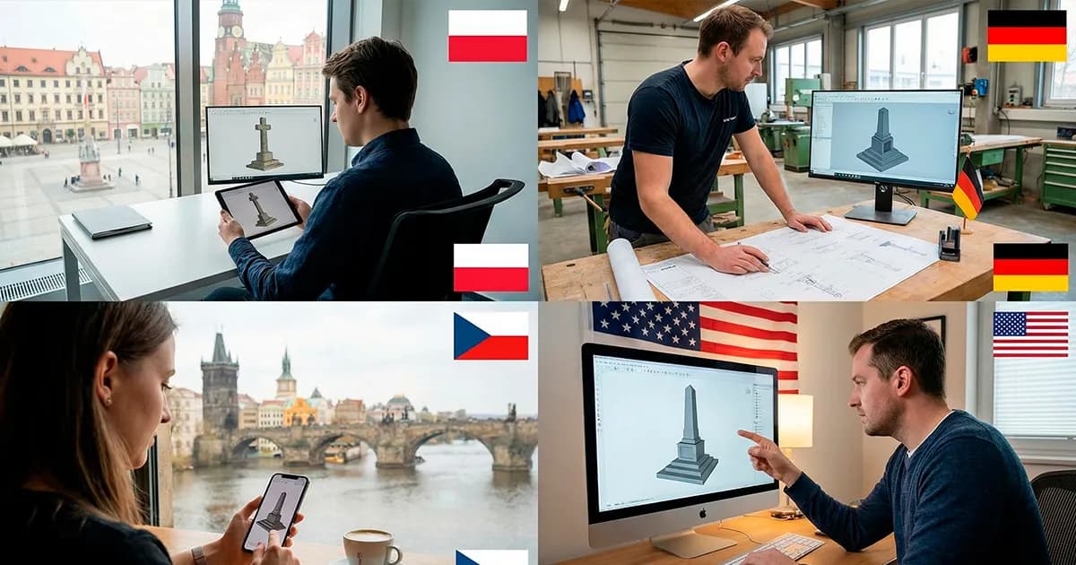 Как заказать памятник в Украину из-за границы: Польша, Германия, Чехия, США