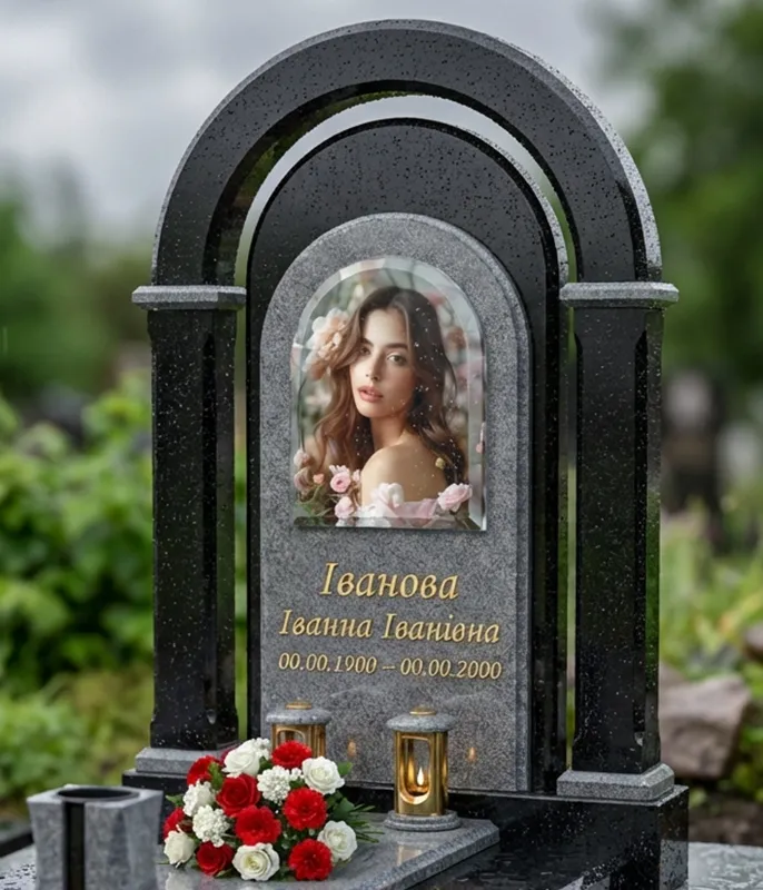 Пам'ятники з аркою та колонами