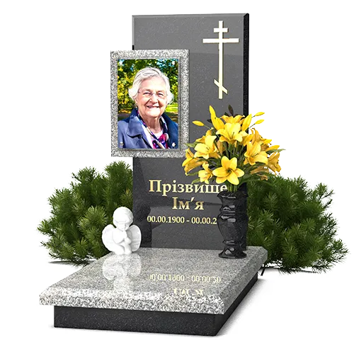 Пам'ятник з фотосклом ФС-003