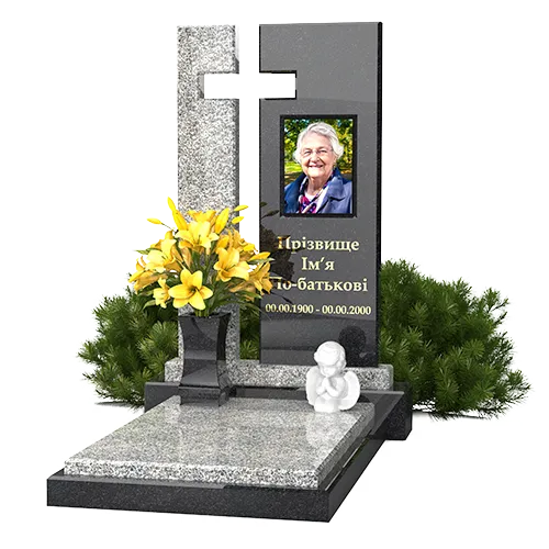 Пам'ятник з фотосклом ФС-004