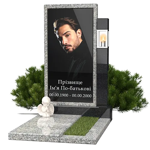 Пам'ятник з фотосклом ФС-002