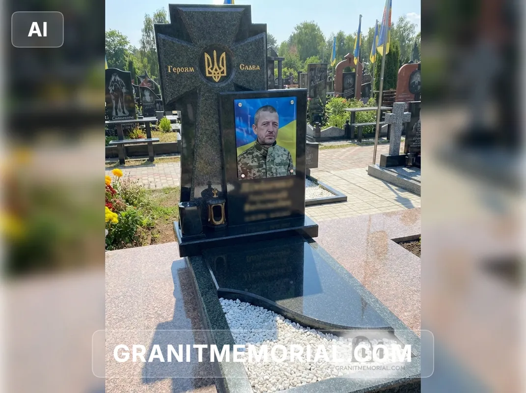 Военный мемориал с крестом #29