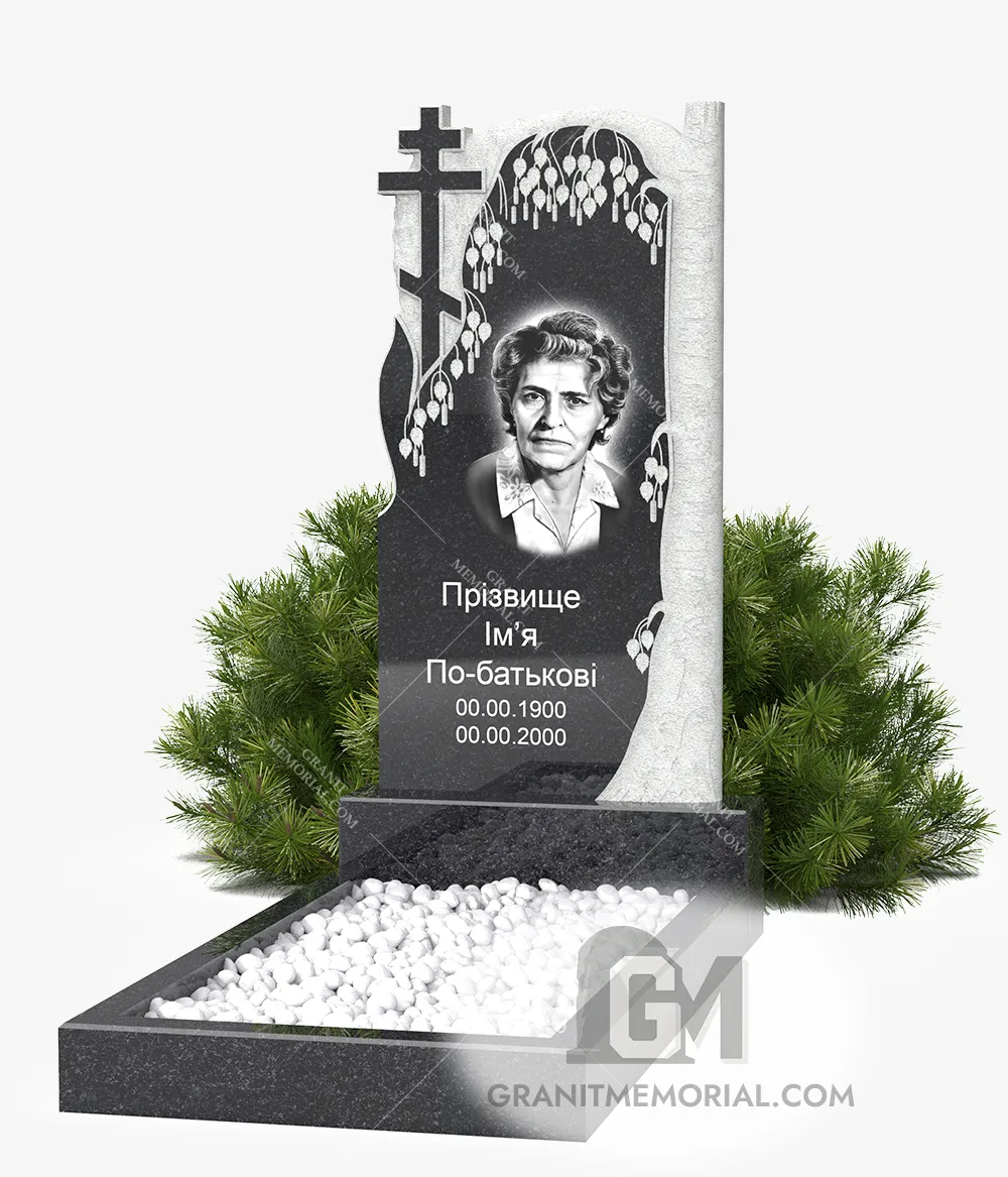 Памятник с резной ивой