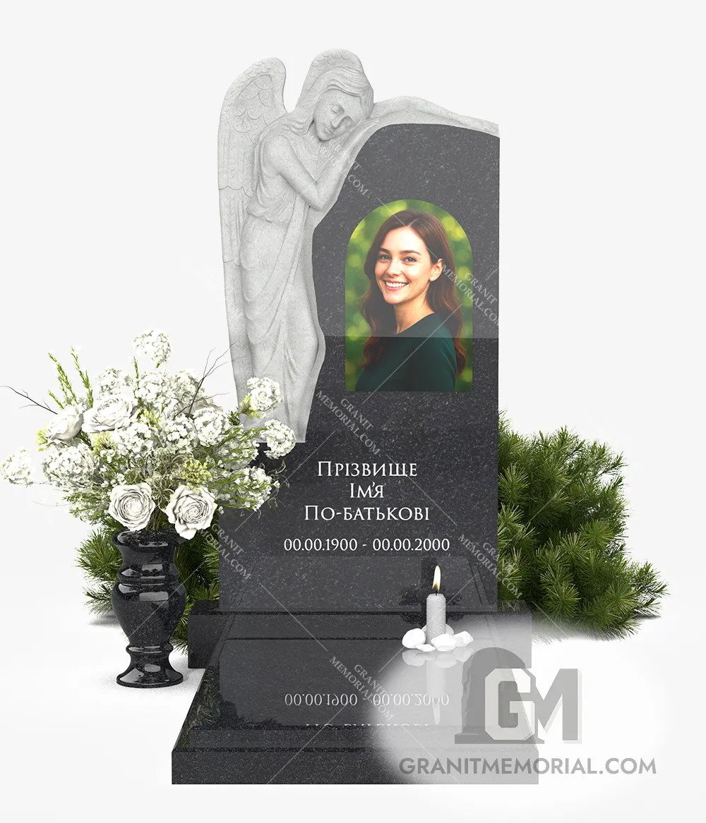 Памятник с ангелом СА-003 — фото 2