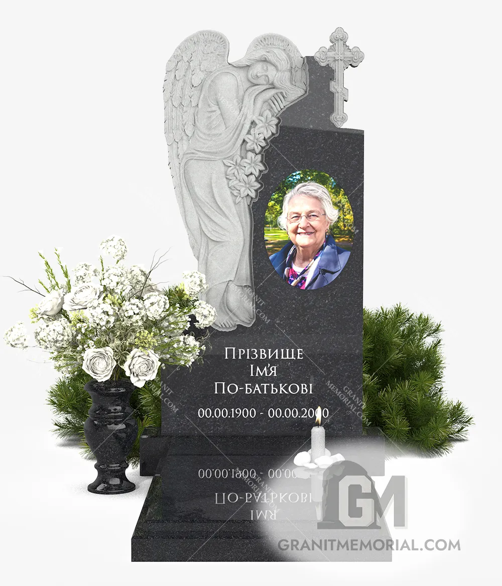 Памятник с ангелом СА-004 — фото 2