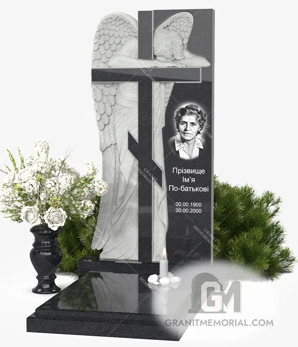 надгробие с ангелом
