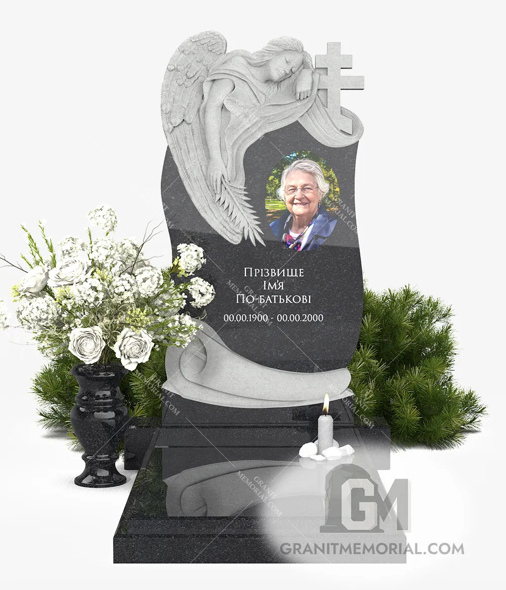 Памятник с ангелом СА-012 — фото 2