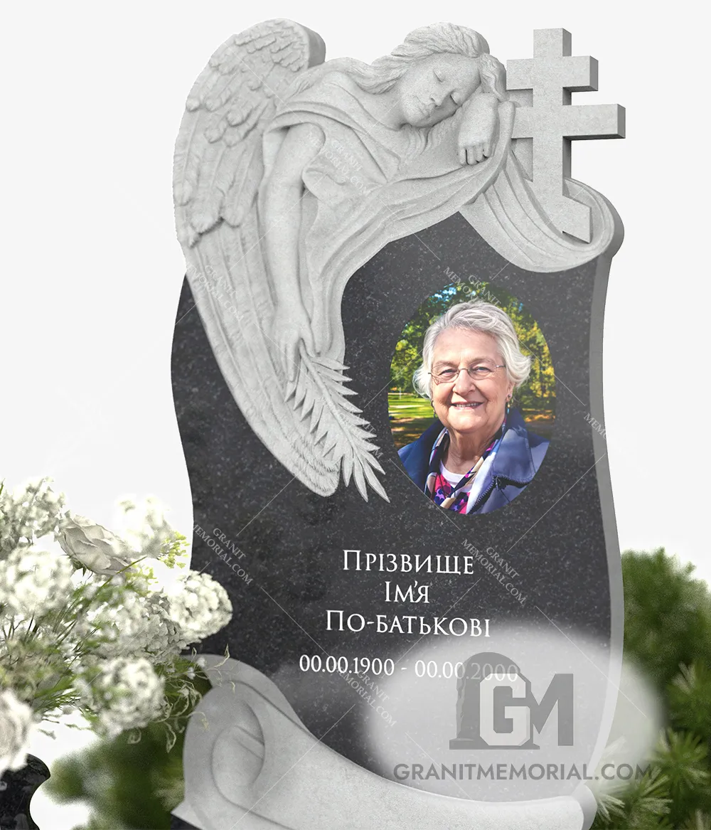 Памятник с ангелом СА-012 — фото 3