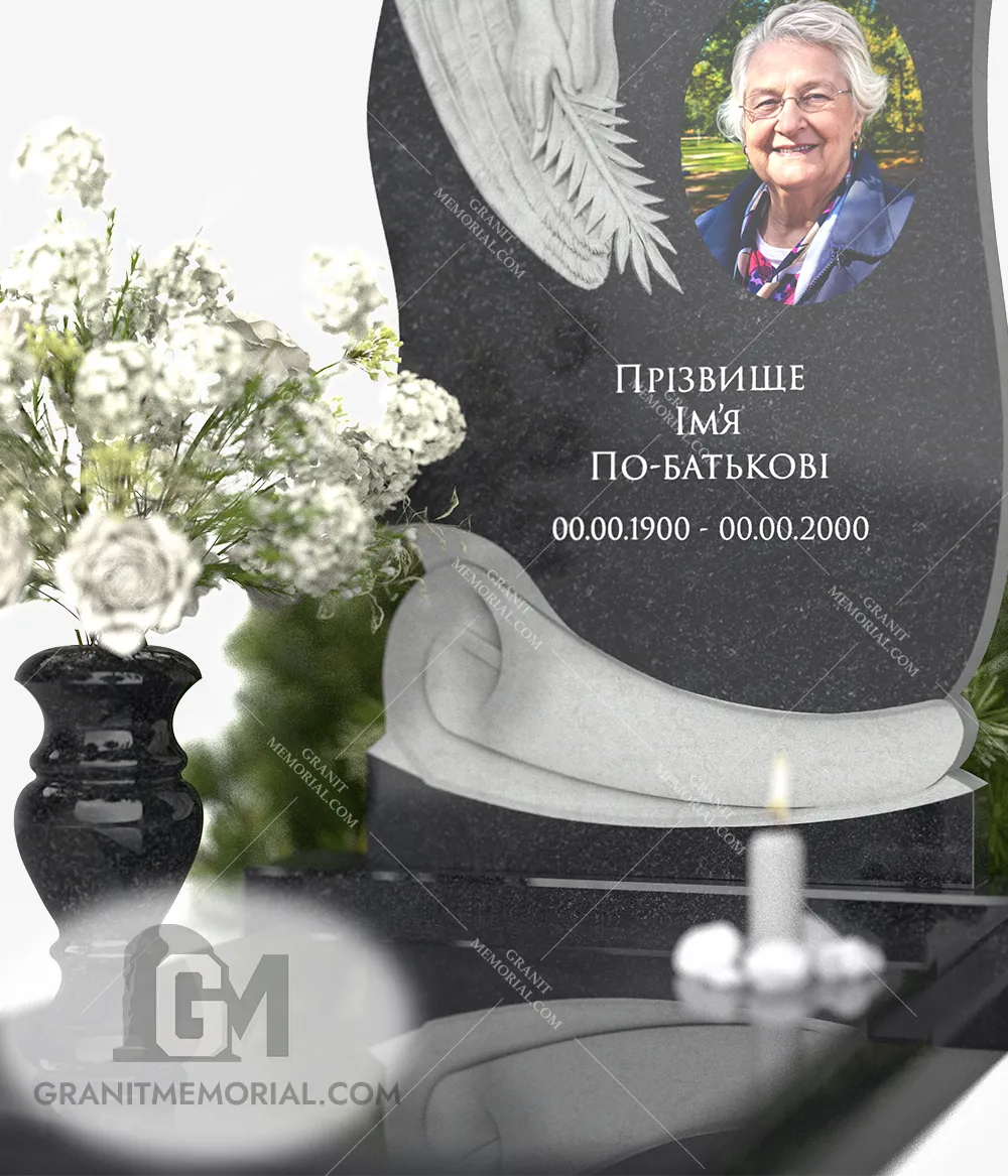 Памятник с ангелом СА-012 — фото 4