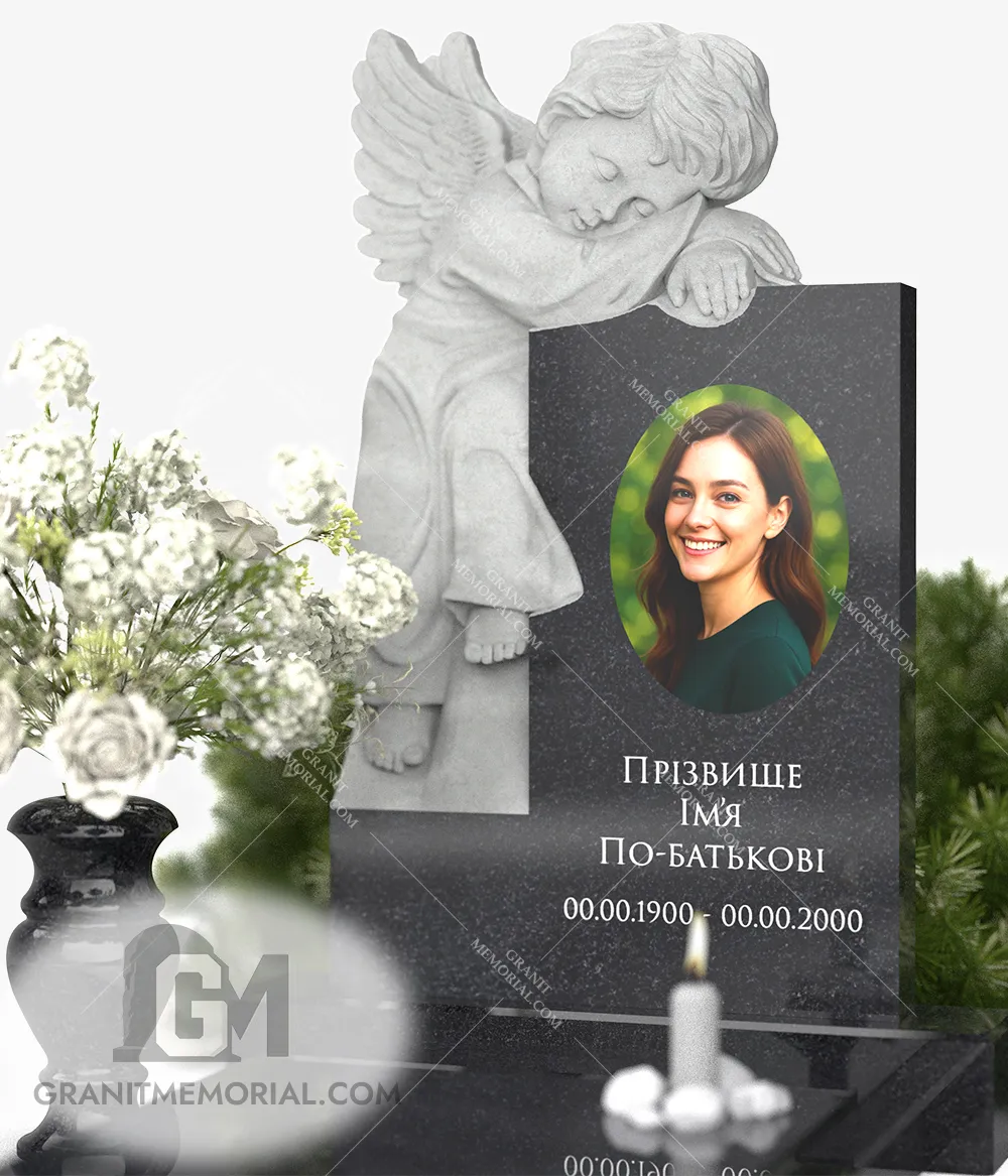 Памятник с ангелом СА-014 — фото 3