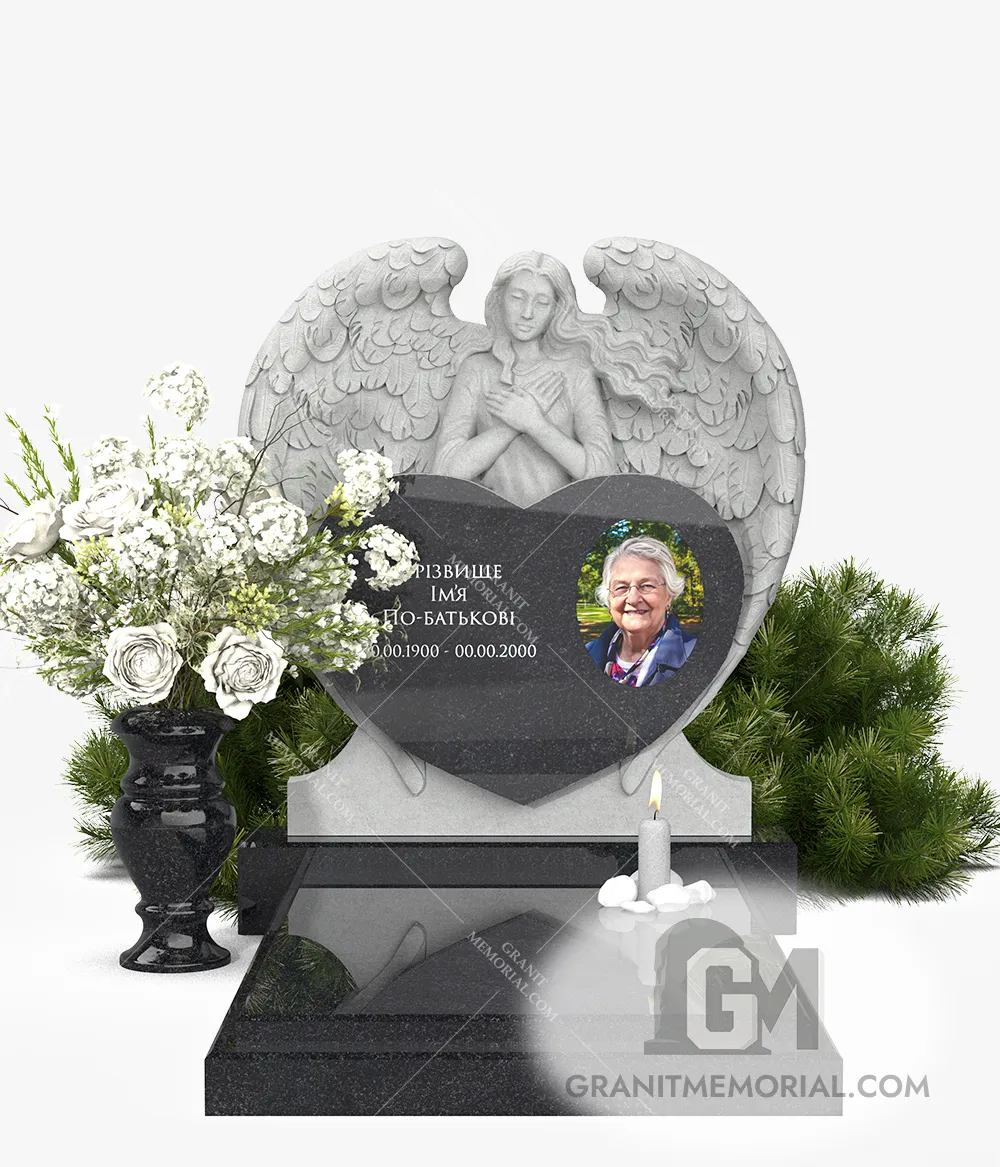 Памятник с ангелом СА-015 — фото 2