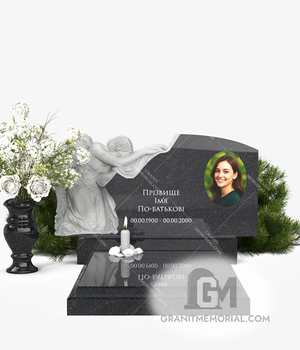 Памятник с ангелом СА-017 — фото 2