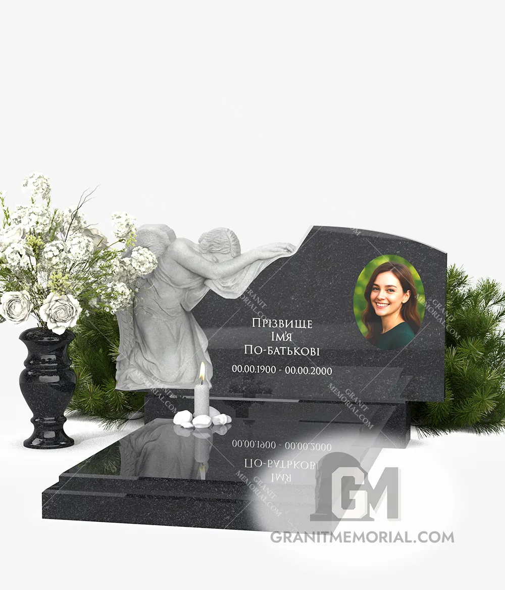 памятник ангел резной