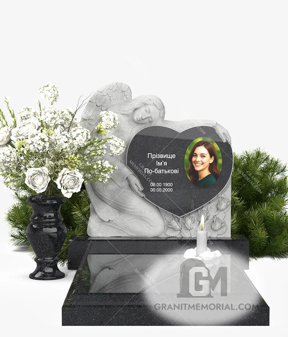 Памятник с ангелом СА-018 — фото 2