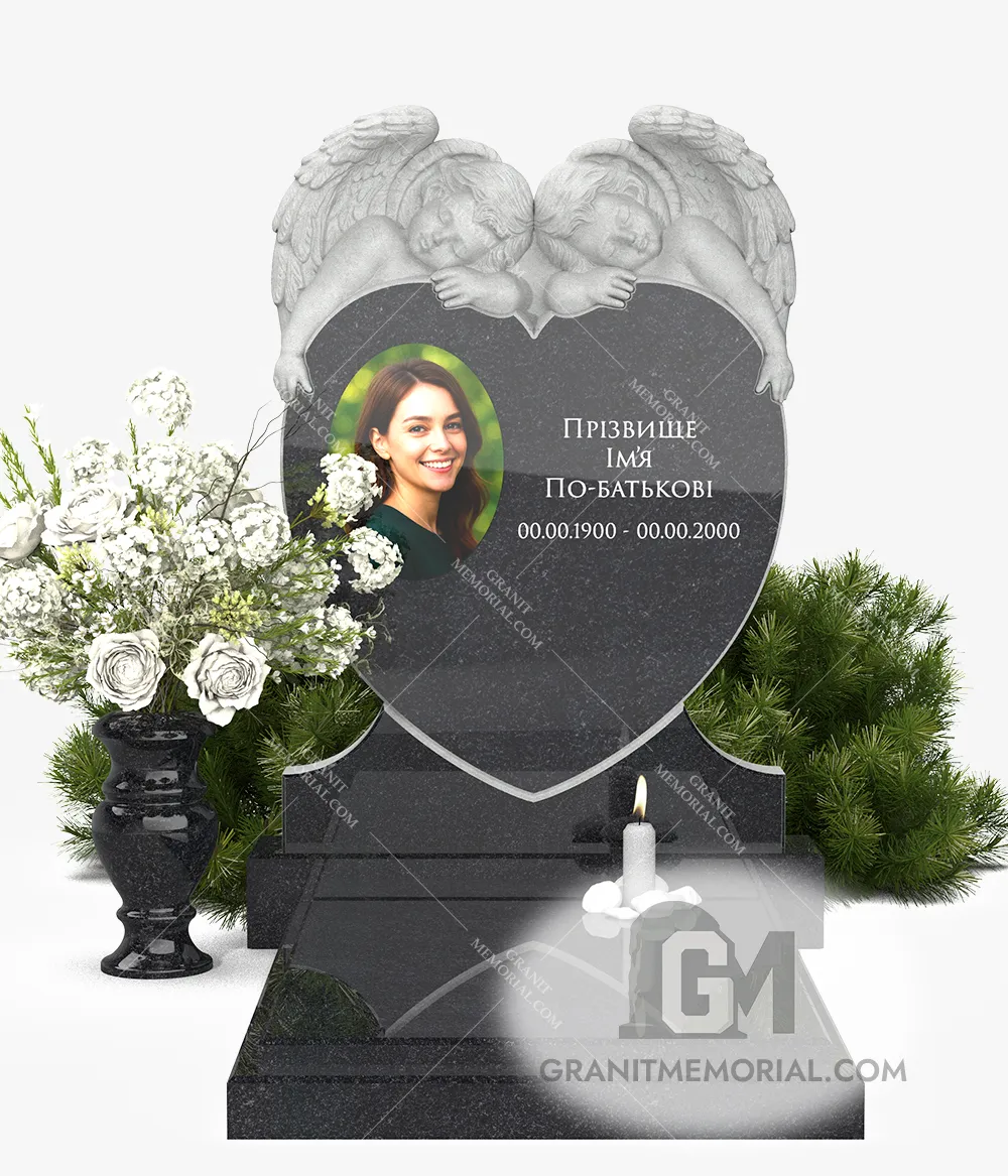 Памятник с ангелом СА-019 — фото 2