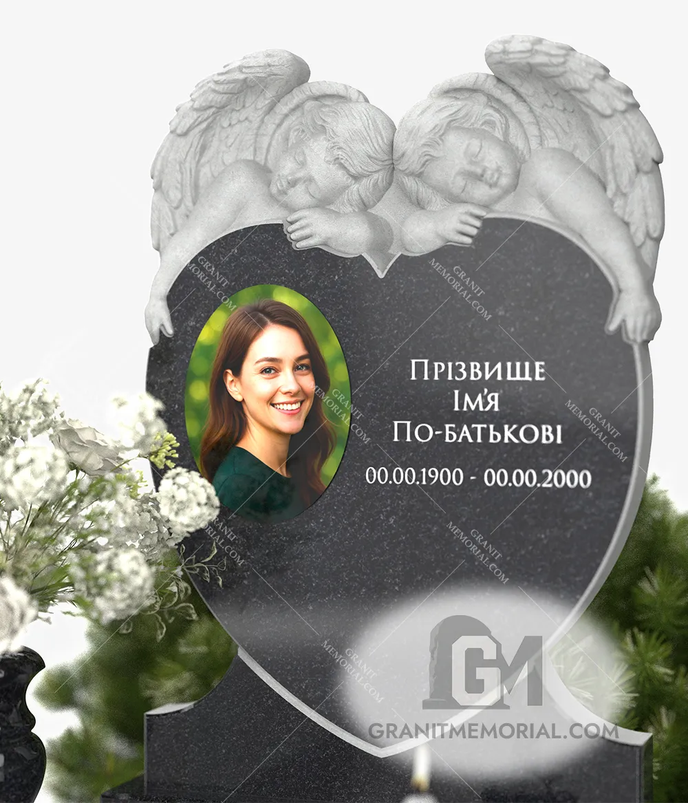 Памятник с ангелом СА-019 — фото 3