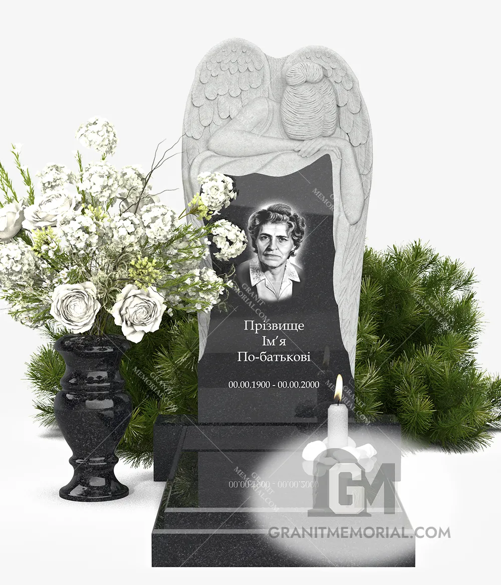 Памятник с ангелом СА-020 — фото 2