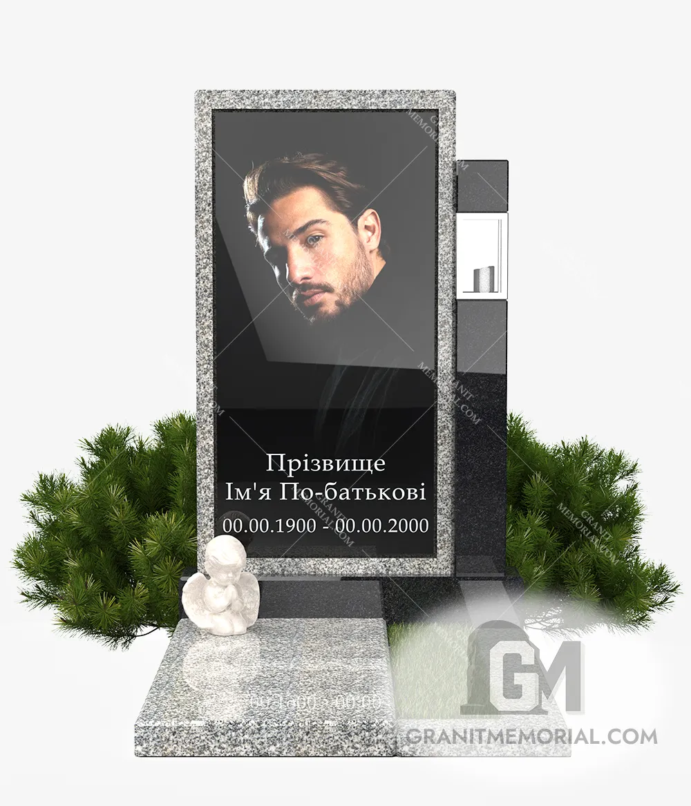 Памятник с фотостеклом ФС-002 — фото 2