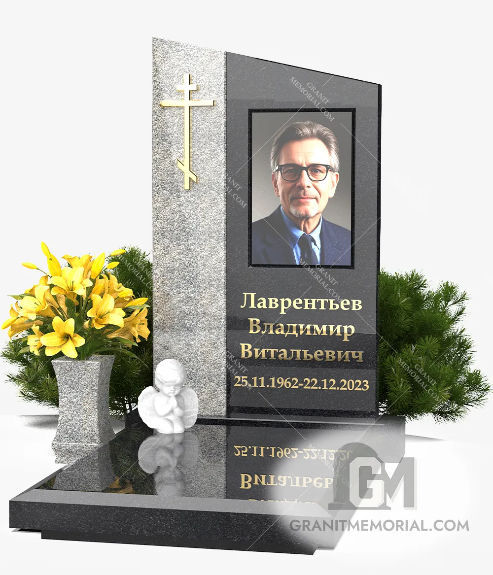 эконом памятник с фотостеклом