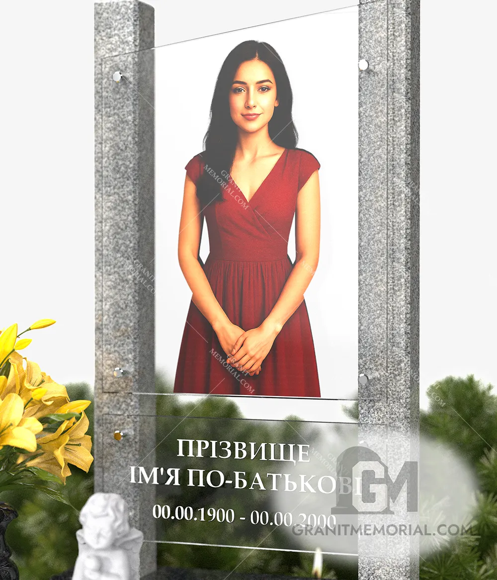 Памятник с фотостеклом ФС-006 — фото 4