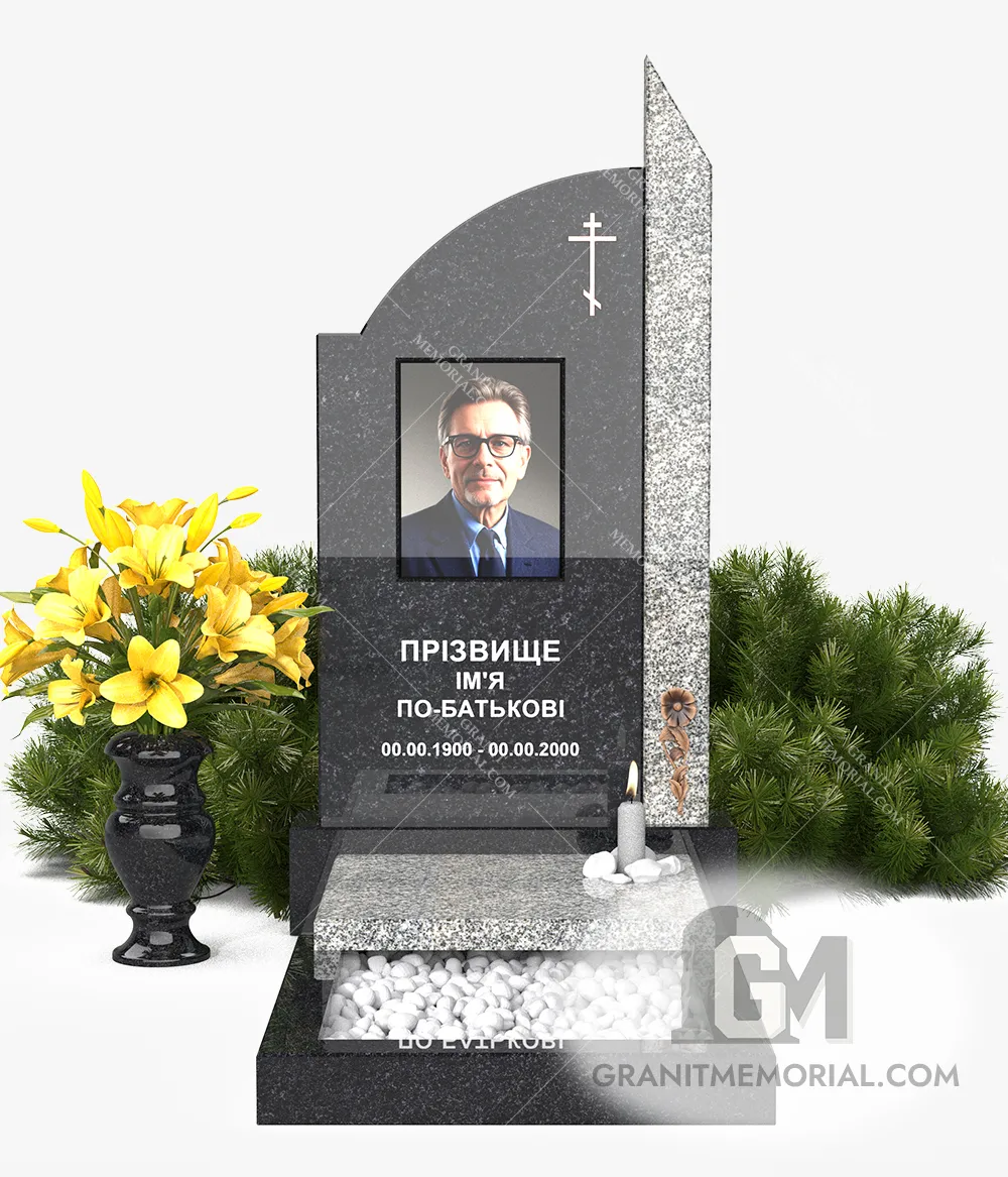 Памятник с фотостеклом ФС-008 — фото 2