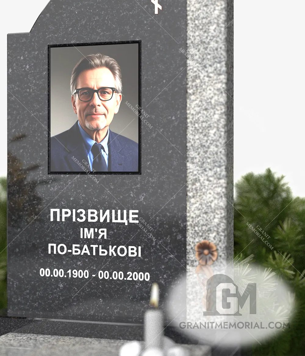 Памятник с фотостеклом ФС-008 — фото 4