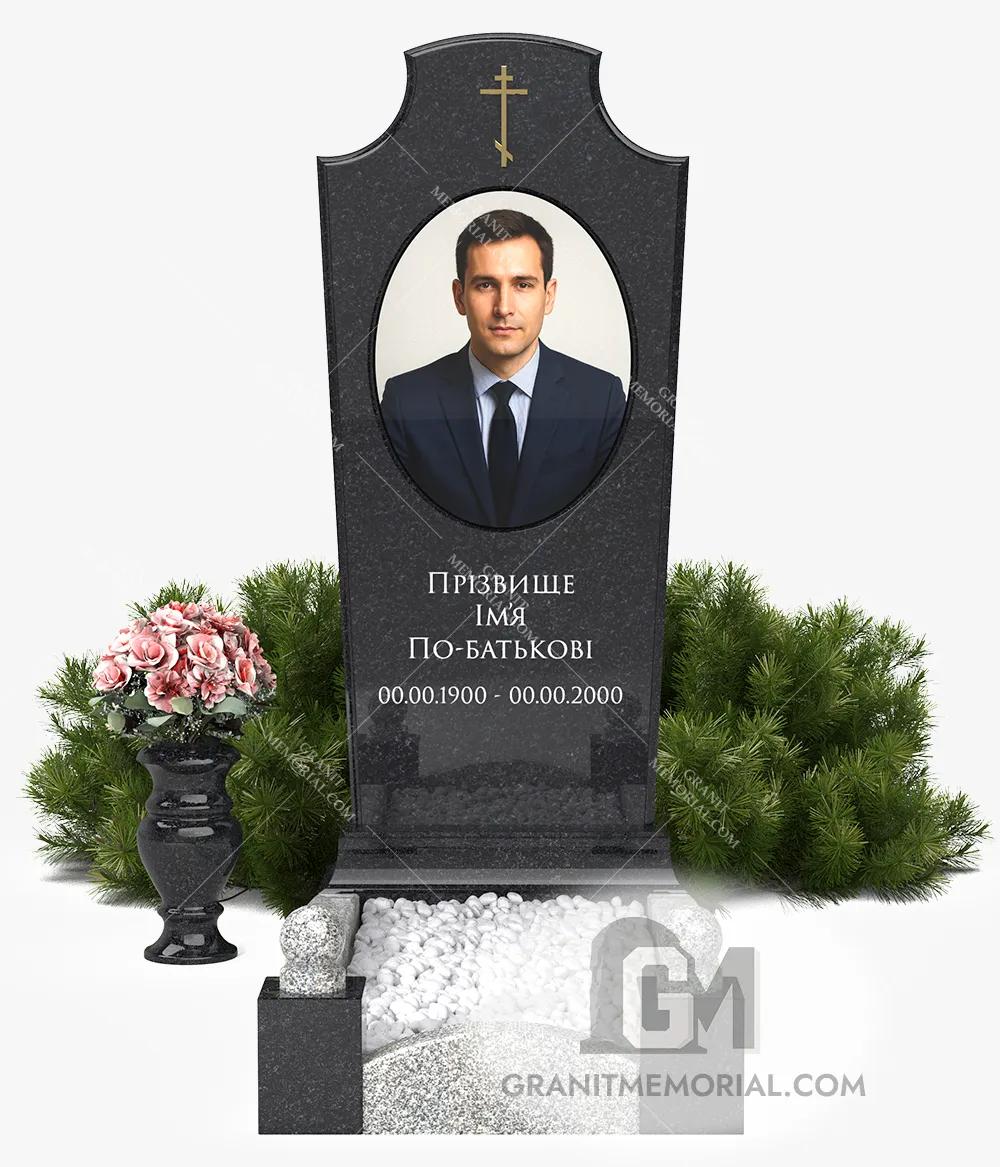 Памятник с фотостеклом ФС-009 — фото 2