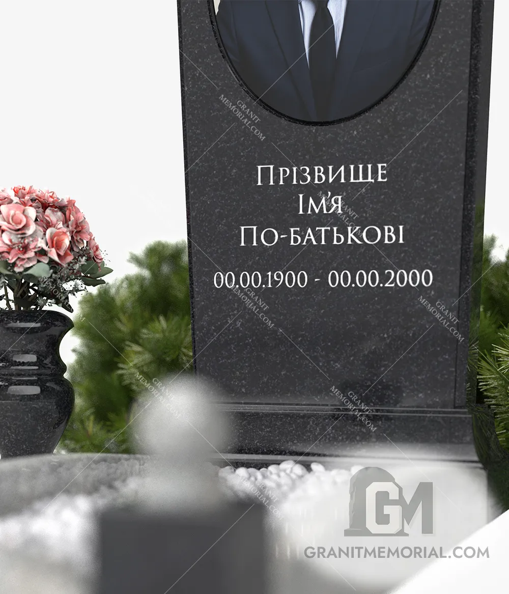 Памятник с фотостеклом ФС-009 — фото 4