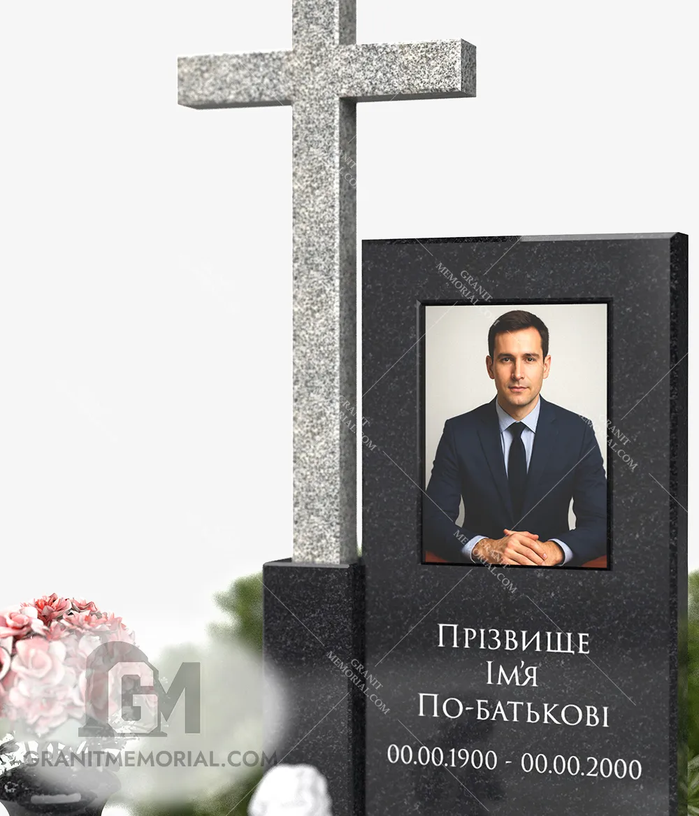 Памятник с фотостеклом ФС-013 — фото 3