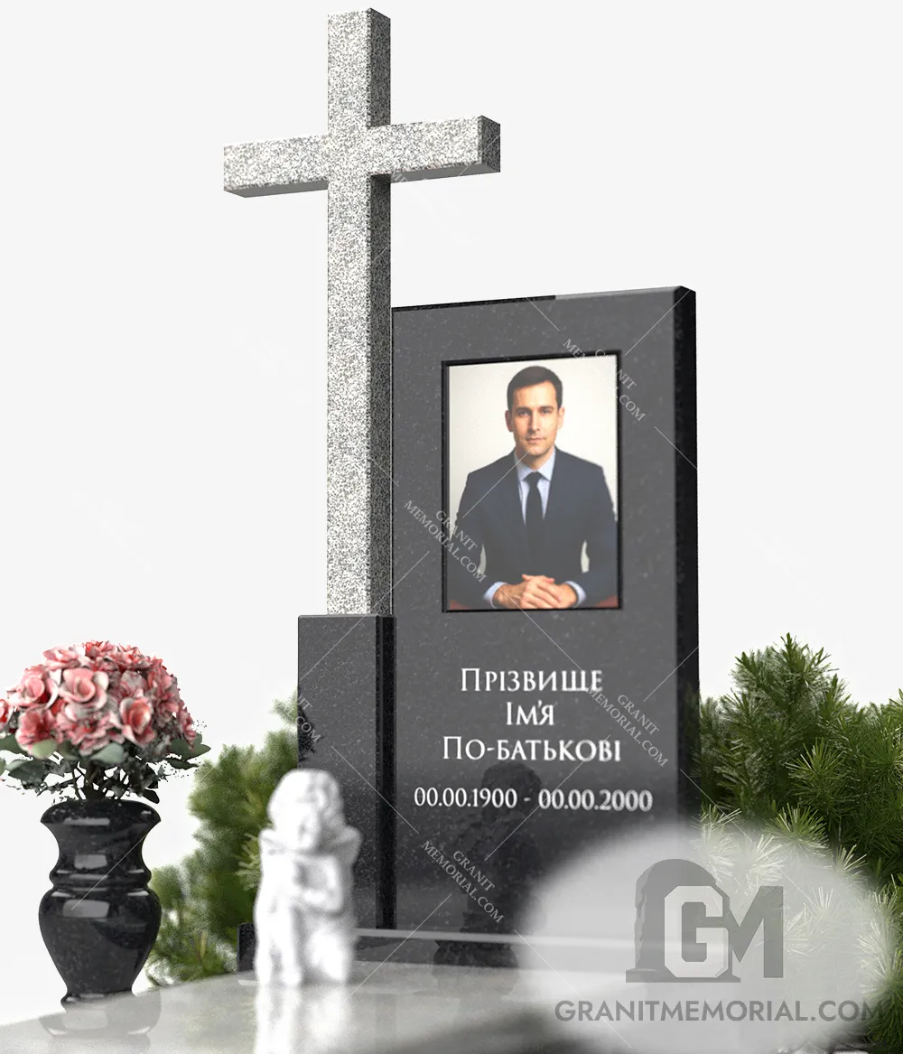 Памятник с фотостеклом ФС-013 — фото 5