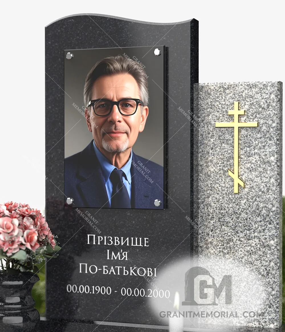 Памятник с фотостеклом ФС-015 — фото 3