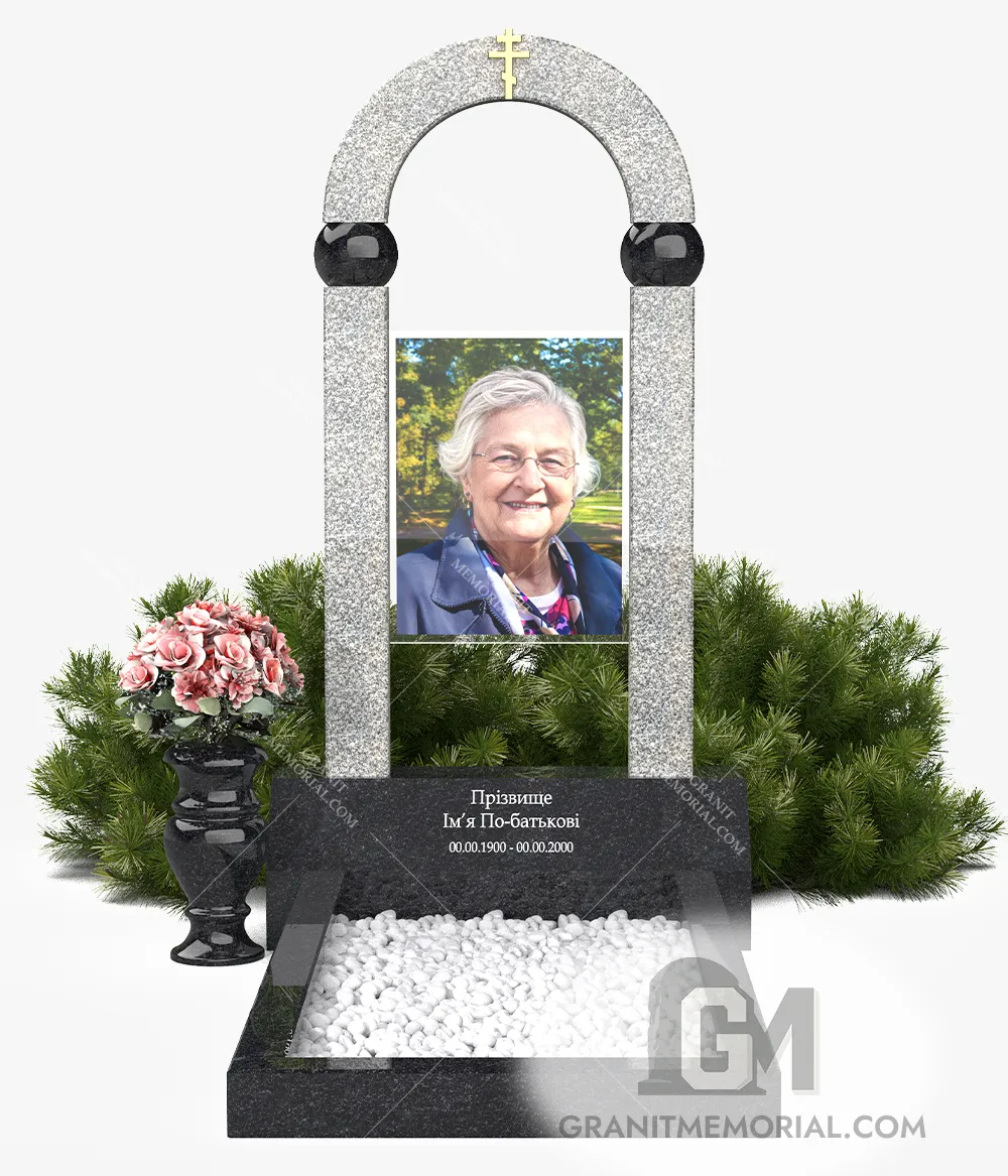 Памятник с фотостеклом ФС-016 — фото 2