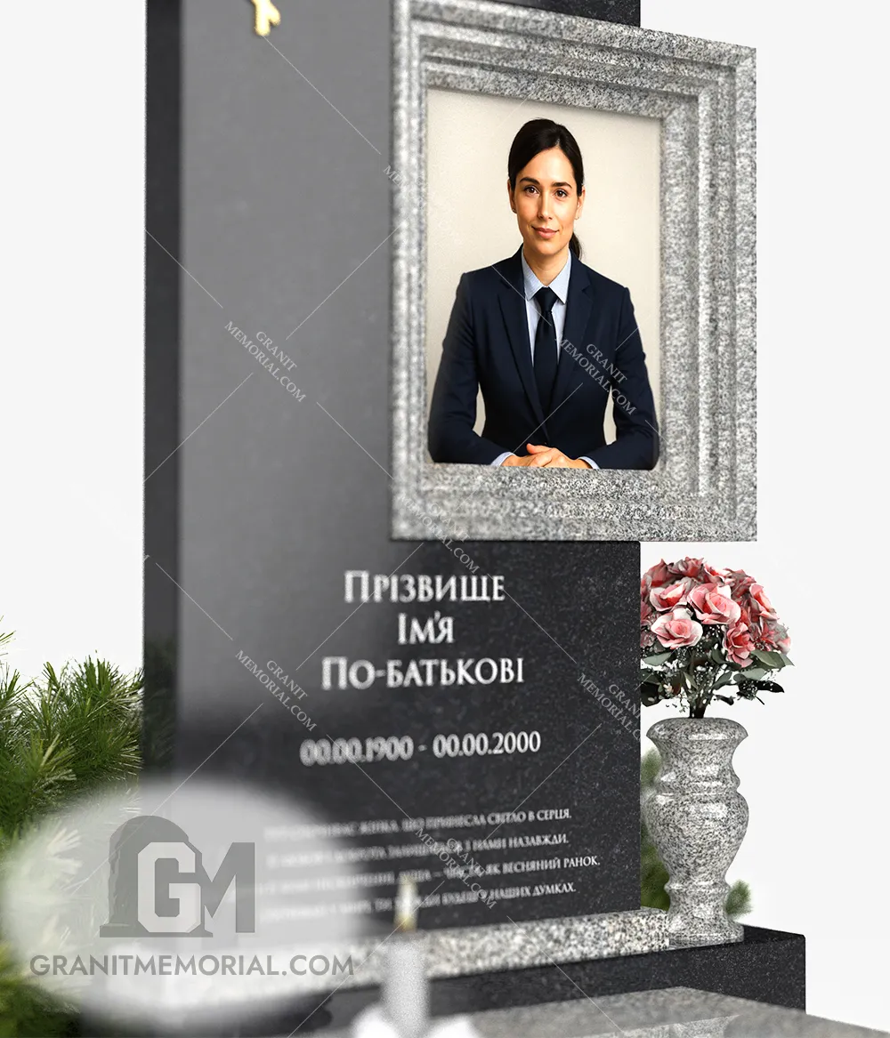 Памятник с фотостеклом ФС-020 — фото 5