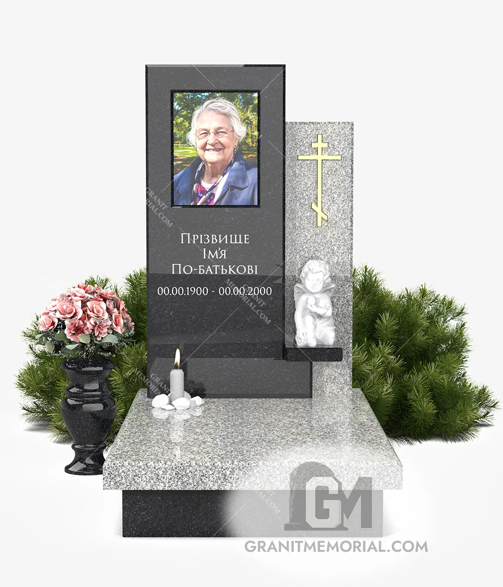 Памятник с фотостеклом ФС-025 — фото 2