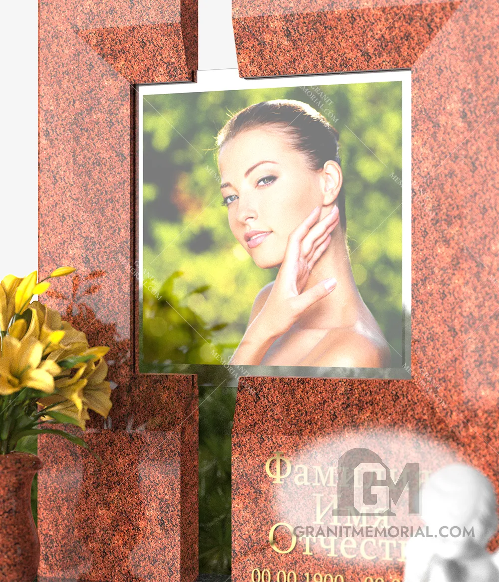 Памятник с фотостеклом ФС-001 — фото 3